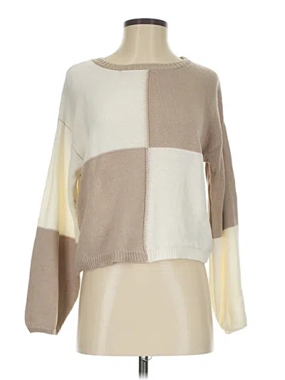 Pre-owned Z Supply Pullover Sweater In Brown