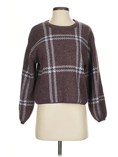 Pre-owned Z Supply Pullover Sweater In Brown