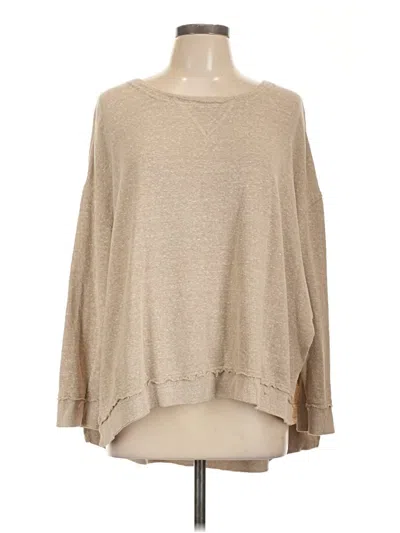 Pre-owned Z Supply Pullover Sweater In Brown
