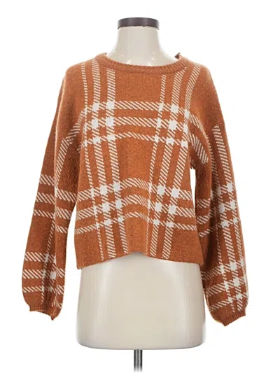 Pre-owned Z Supply Pullover Sweater In Brown
