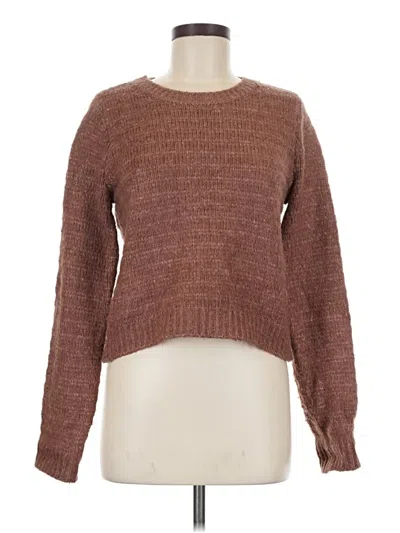 Pre-owned Z Supply Pullover Sweater In Brown
