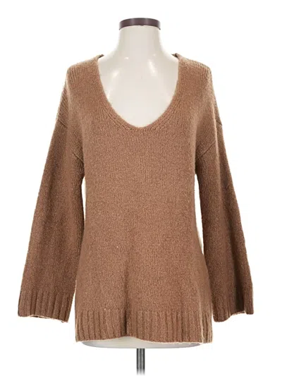 Pre-owned Z Supply Pullover Sweater In Brown