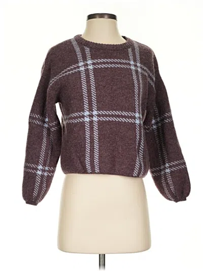 Pre-owned Z Supply Pullover Sweater In Brown