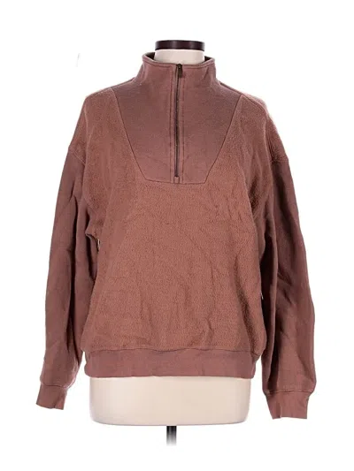 Pre-owned Z Supply Pullover Sweater In Brown