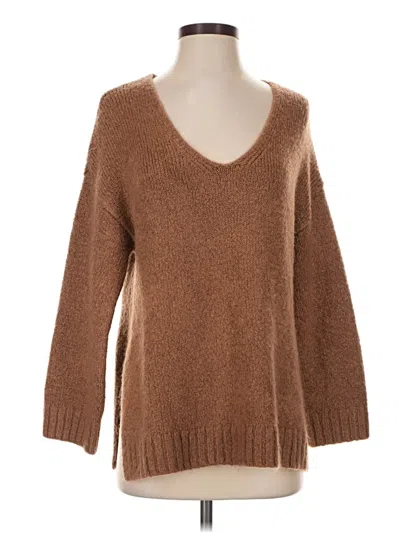 Pre-owned Z Supply Pullover Sweater In Brown