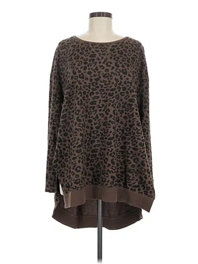 Pre-owned Z Supply Pullover Sweater In Brown