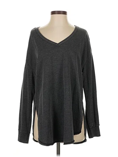 Pre-owned Z Supply Pullover Sweater In Gray