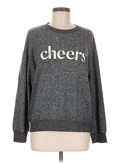 Pre-owned Z Supply Pullover Sweater In Gray