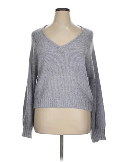 Pre-owned Z Supply Pullover Sweater In Gray