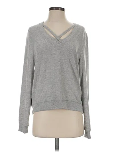 Pre-owned Z Supply Pullover Sweater In Gray