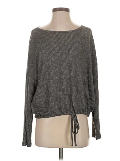 Pre-owned Z Supply Pullover Sweater In Gray