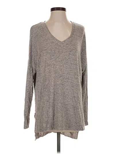 Pre-owned Z Supply Pullover Sweater In Gray