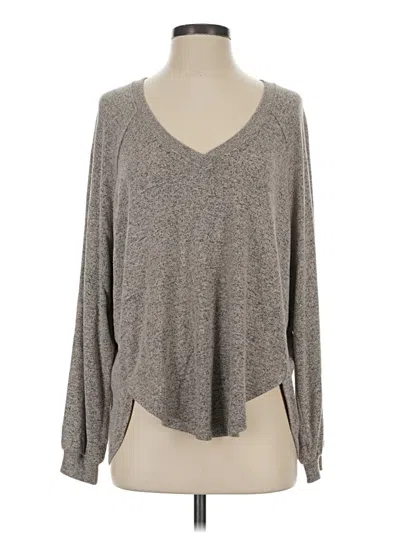 Pre-owned Z Supply Pullover Sweater In Gray