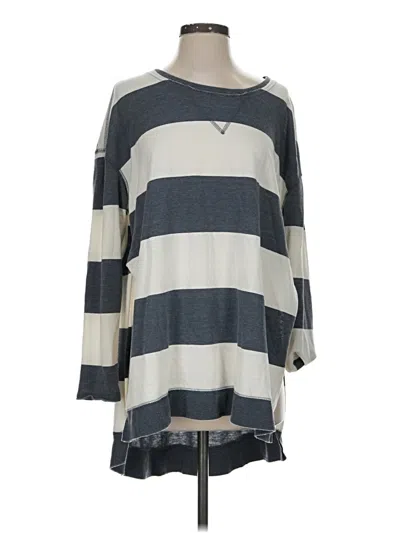 Pre-owned Z Supply Pullover Sweater In Gray