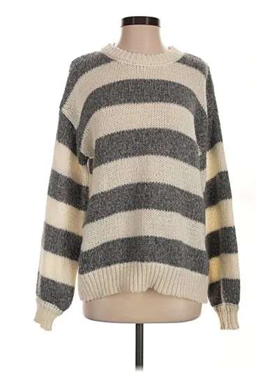 Pre-owned Z Supply Pullover Sweater In Gray