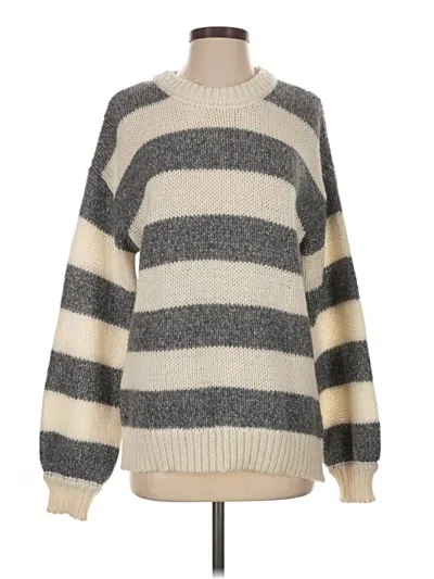 Pre-owned Z Supply Pullover Sweater In Gray