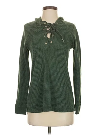 Pre-owned Z Supply Pullover Sweater In Green