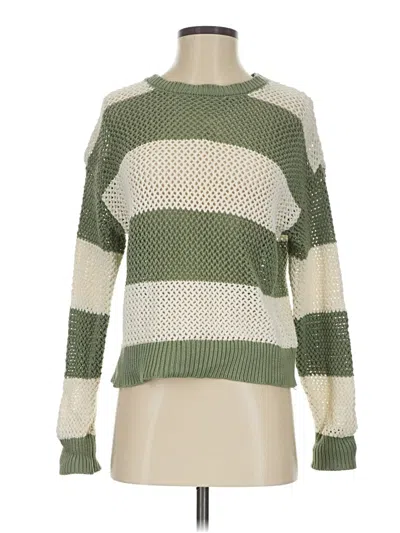 Pre-owned Z Supply Pullover Sweater In Green