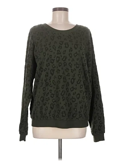 Pre-owned Z Supply Pullover Sweater In Green
