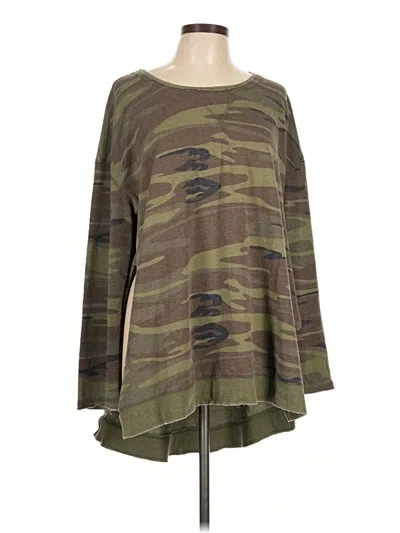 Pre-owned Z Supply Pullover Sweater In Green