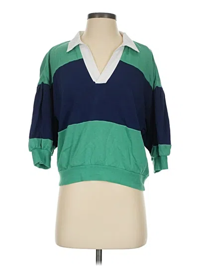Pre-owned Z Supply Pullover Sweater In Green