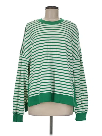 Pre-owned Z Supply Pullover Sweater In Green