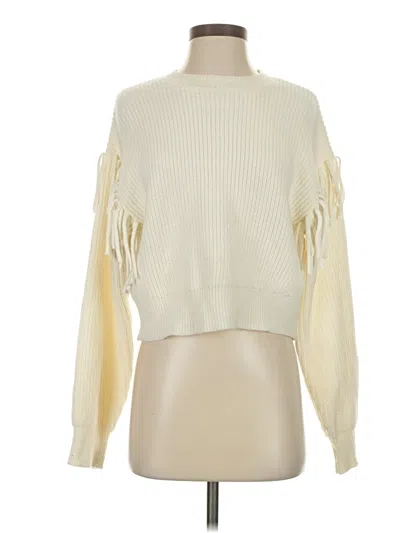 Pre-owned Z Supply Pullover Sweater In Ivory