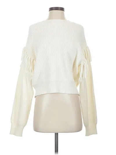 Pre-owned Z Supply Pullover Sweater In Ivory