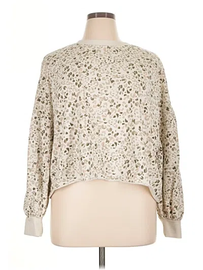 Pre-owned Z Supply Pullover Sweater In Ivory