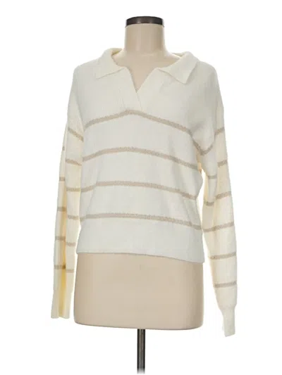 Pre-owned Z Supply Pullover Sweater In Ivory