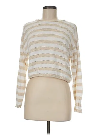 Pre-owned Z Supply Pullover Sweater In Ivory