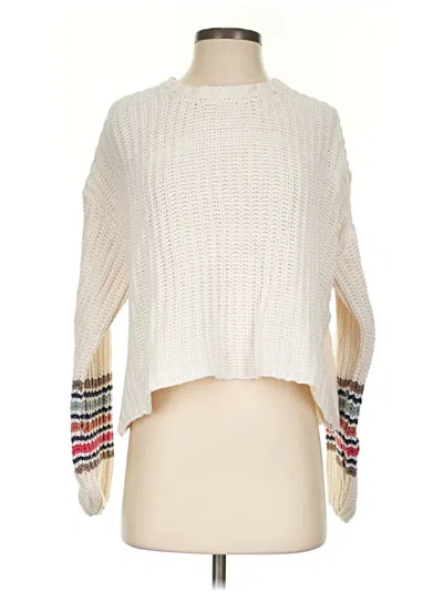 Pre-owned Z Supply Pullover Sweater In Ivory
