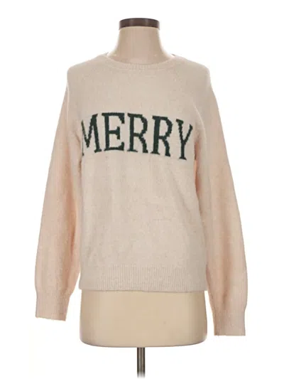 Pre-owned Z Supply Pullover Sweater In Ivory