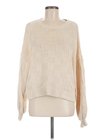 Pre-owned Z Supply Pullover Sweater In Ivory
