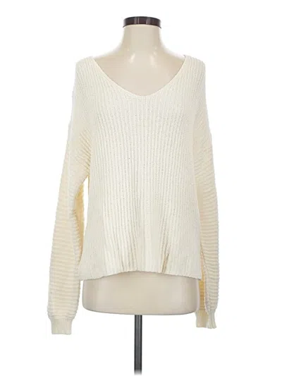 Pre-owned Z Supply Pullover Sweater In Ivory