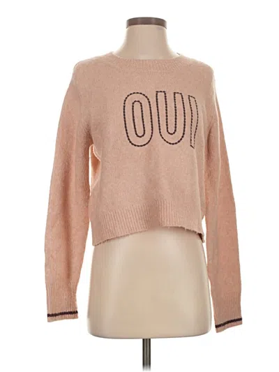 Pre-owned Z Supply Pullover Sweater In Pink