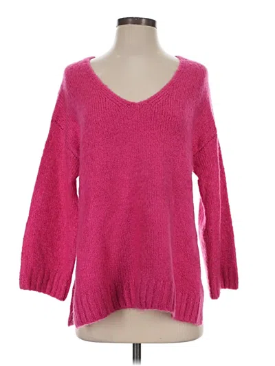 Pre-owned Z Supply Pullover Sweater In Pink