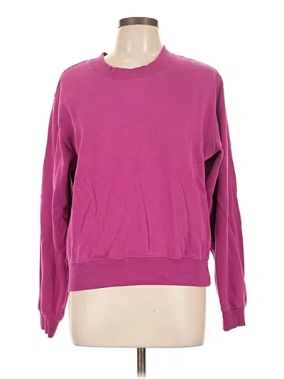 Pre-owned Z Supply Pullover Sweater In Purple