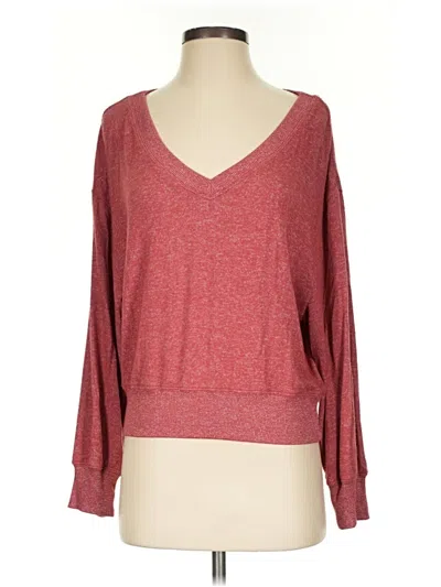 Pre-owned Z Supply Pullover Sweater In Red