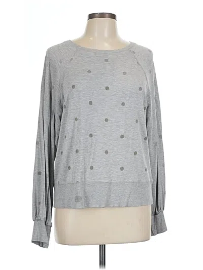 Pre-owned Z Supply Pullover Sweater In Silver