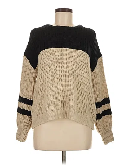 Pre-owned Z Supply Pullover Sweater In Tan