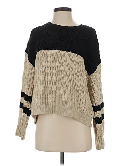 Pre-owned Z Supply Pullover Sweater In Tan