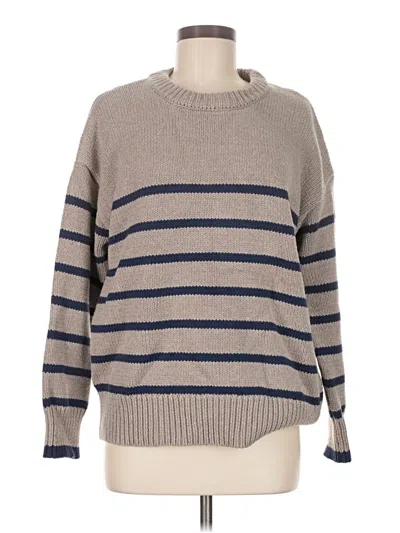 Pre-owned Z Supply Pullover Sweater In Tan