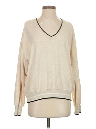 Pre-owned Z Supply Pullover Sweater In Tan