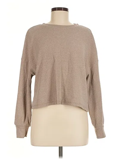 Pre-owned Z Supply Pullover Sweater In Tan