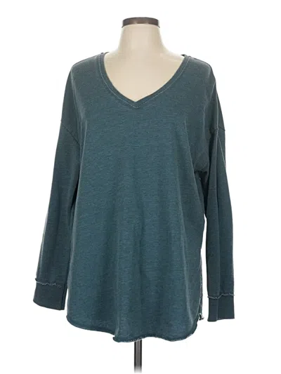 Pre-owned Z Supply Pullover Sweater In Teal