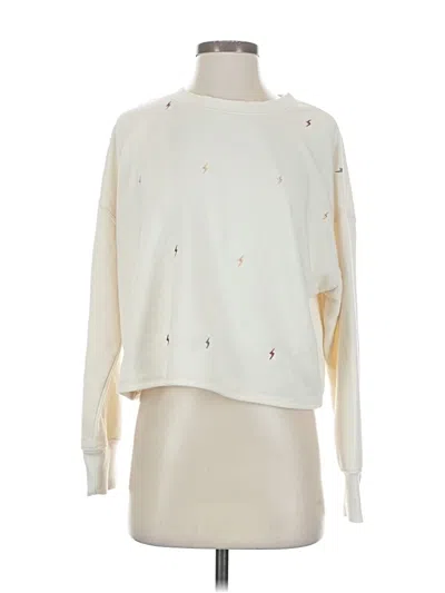 Pre-owned Z Supply Pullover Sweater In White