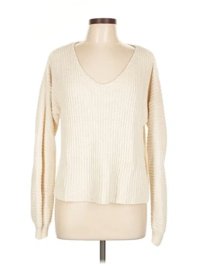 Pre-owned Z Supply Pullover Sweater In White