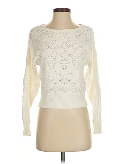 Pre-owned Z Supply Pullover Sweater In White