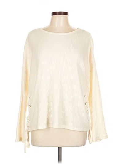 Pre-owned Z Supply Pullover Sweater In White